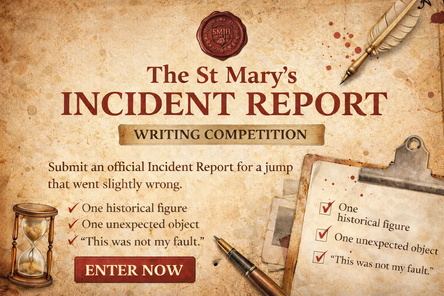 The St Mary’s Incident Report Competition